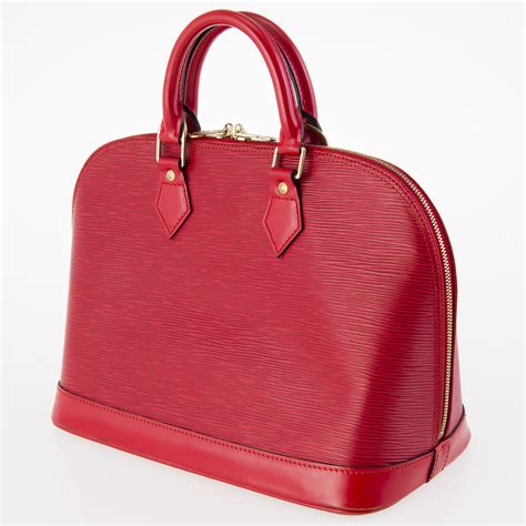 red louis vuitton alma bag|authentic Louis Vuitton Alma.